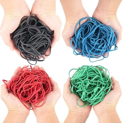 colored rubber bands