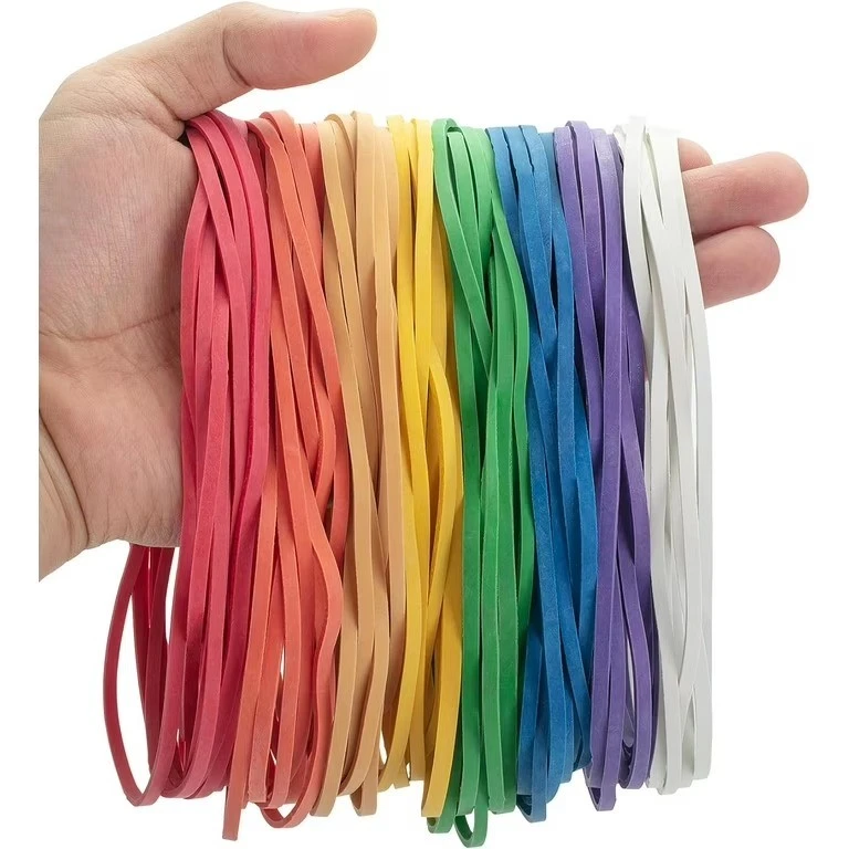 big colored rubber bands