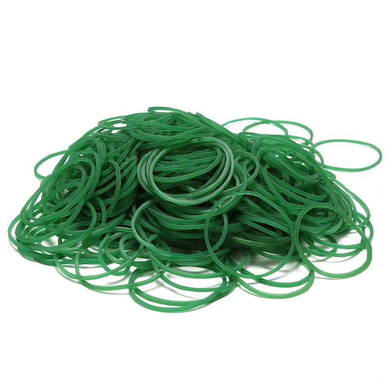 Biodegradable Green Elastic Rubber Bands