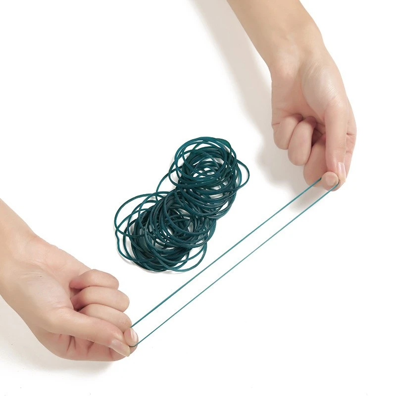 Eco-Friendly Light Blue Latex Rubber Bands