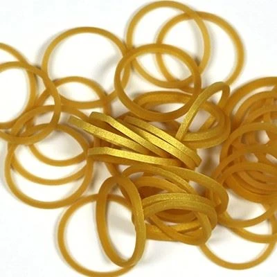 metallic gold rubber bands for party