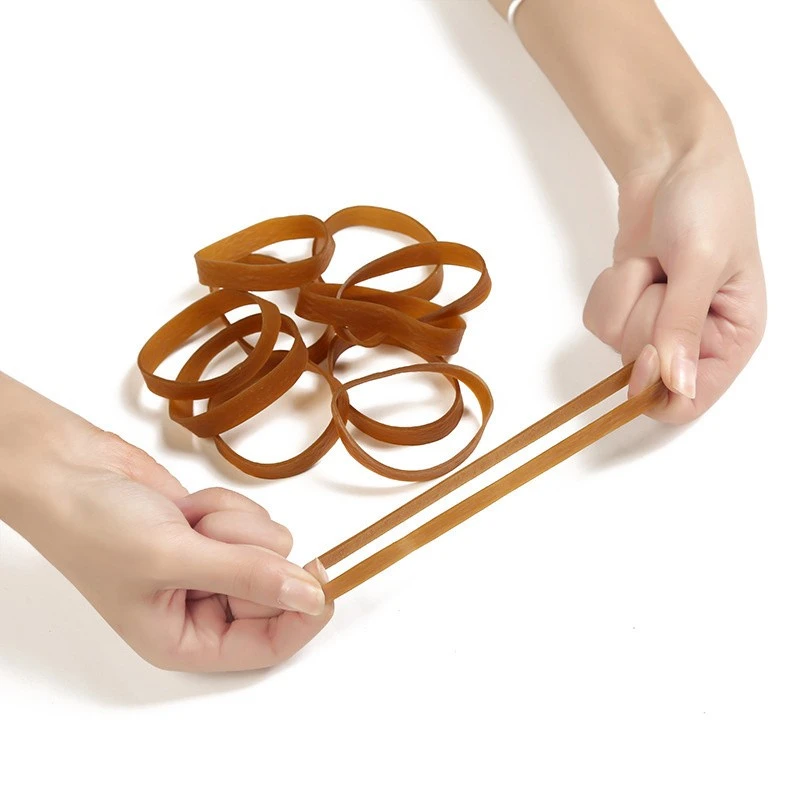 Biodegradable natural tone rubber bands