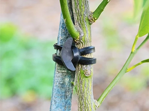 Outdoor fixing with rubber bands