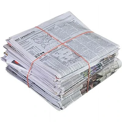 Bandas de goma de periódicos