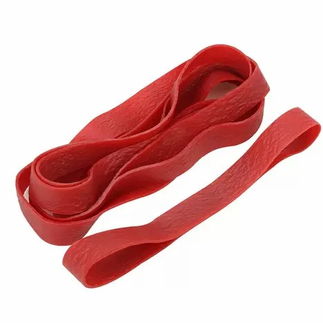 Bandas de goma rojas anchas