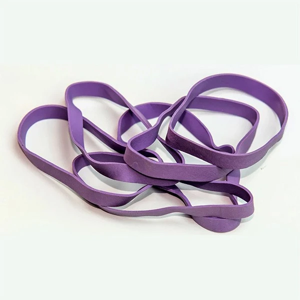 Cheap purple rubber bands for pallet wrapping