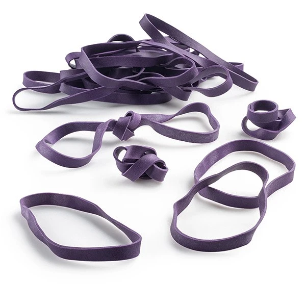 Recycled rubber purple pallet bands