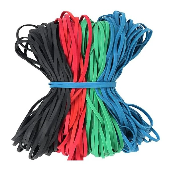 Red and Green Mixed Color Rubber Bands Set