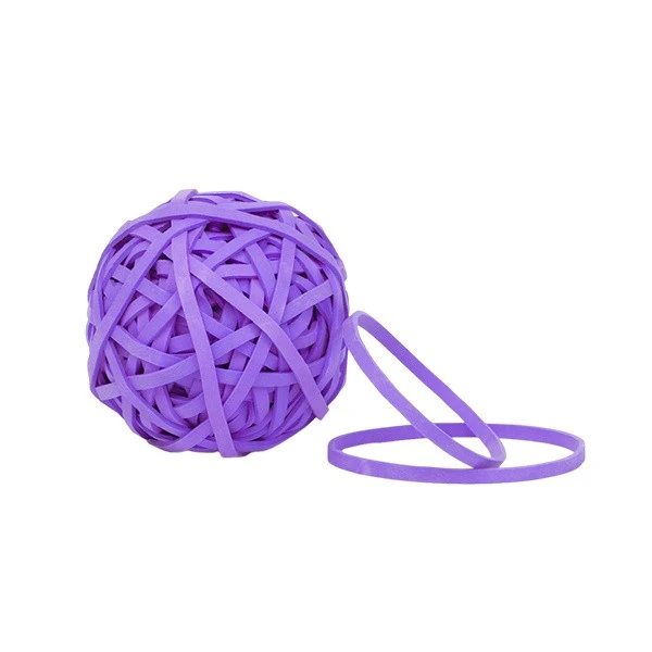 Purple rubber ball