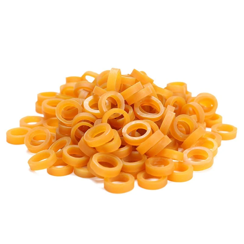 Reinforced small elastic bands for electronic components