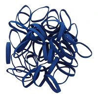 Bandas de goma azul marino