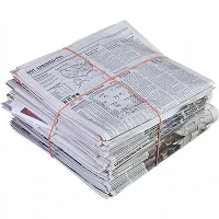 Bandas de goma de periódicos