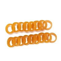 Bandas de goma cortas