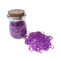 Pequeña banda de goma morada