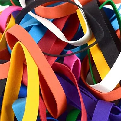 Goma de colores anchos